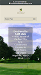 Mobile Screenshot of durbanvillegolfclub.com