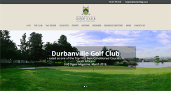 Desktop Screenshot of durbanvillegolfclub.co.za