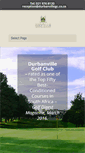Mobile Screenshot of durbanvillegolfclub.co.za